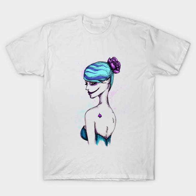 Clown Girl T-Shirt by LVBart